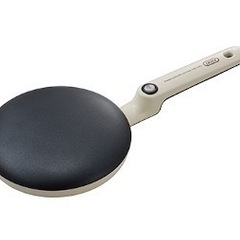 【お譲り先決定】クレープメーカー クレープパン ハンディクレープ ガレット K-CP1-PA/-MW 電気クレープメーカー 家庭用 軽食 朝食 手作り お菓子 浸すだけ ホームパーティ 簡単 トフィー Toffy  ミルキーホワイトの画像