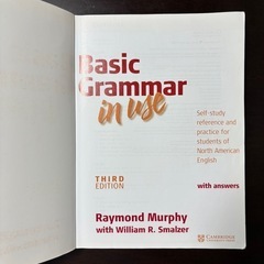 Basic Grammar in Use 第三版 解答付きの画像