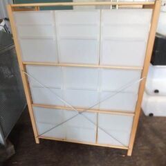 ◆木製ユニットシェルフ◆収納プラスチックケース　衣類　小物　USEDの画像