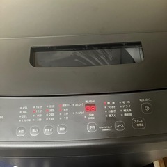【お譲り者様決定】【美品、高年式】アイリスオーヤマ　洗濯機　2024年製の画像