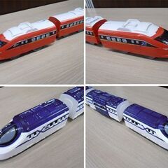 タカラトミー プラレール まとめ売り 東京駅丸の内駅舎 S-14E6系 新幹線こまち S-51スピードジェット クロスライナー 中古 苫小牧西店の画像