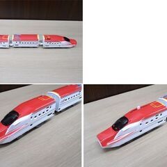 タカラトミー プラレール まとめ売り 東京駅丸の内駅舎 S-14E6系 新幹線こまち S-51スピードジェット クロスライナー 中古 苫小牧西店の画像