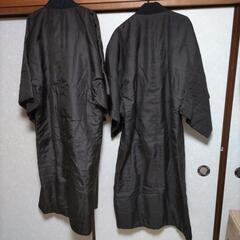 褞袍 どてら 半纏 はんてん ２枚 レトロ品の画像