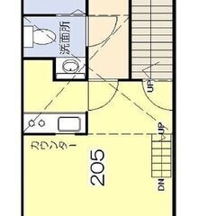 ★カウンターキッチン・ロフト付き★都営大江戸線『東新宿』駅徒歩６分♪山手線も利用可能♪2口コンロ・最上階・バストイレ別♪ - 新宿区