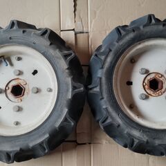 耕運機等のタイヤホイール　4.00-10　2PR　2本セット　ブリヂストンの画像