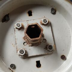 耕運機等のタイヤホイール　4.00-10　2PR　2本セット　ブリヂストンの画像