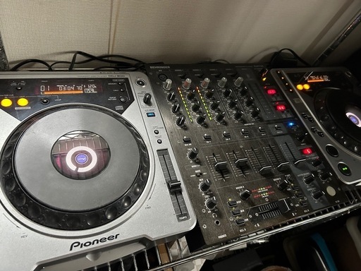 PIONEER CDJ800(2台)・BEHRINGER DJX750