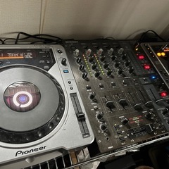 PIONEER CDJ800(2台)・BEHRINGER …