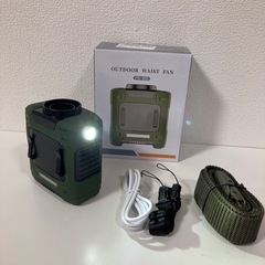 新品未使用　ベルト付きファン　ファンベルト　熱中症対策　扇風機の画像