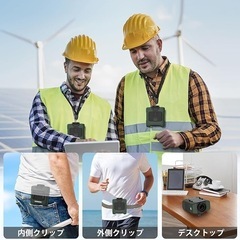新品未使用　ベルト付きファン　ファンベルト　熱中症対策　扇風機の画像