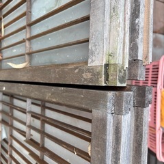 引き戸、ガラス