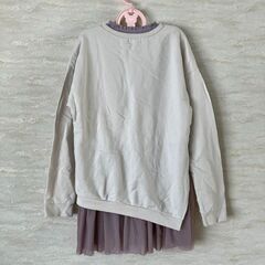 branches（ブランシェス）裾チュールトレーナー（サイズ130）の画像