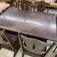 ダイニング5点セット カリモク　【リサイクルフカツ岡崎倉庫店】2...