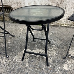 ☕️ガーデンテーブル&チェアセット🌿テラス席アウトドアインテリア家具🍉プロフ必読   の画像