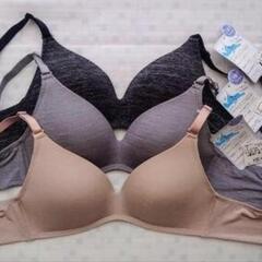 ★お値下げ！女性限定‼️3色セット 樹脂ワイヤー ブラジャー ※新品未使用 ワケあり格安！★まとめ割 Ｌサイズ 金具レス　の画像