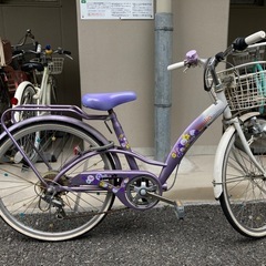 【売買】【直接取引・手渡し・現金限定】子供用自転車　中古品　24インチ