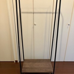 【値下げしました】ハンガーラック／スチールラックの画像