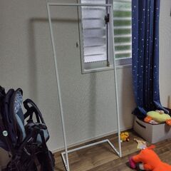 ホワイトポールハンガーお譲りします