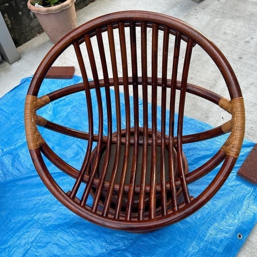 藤の椅子セット