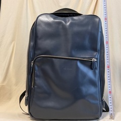 タケオキクチ　ネイビー　レザー　リュックサック
