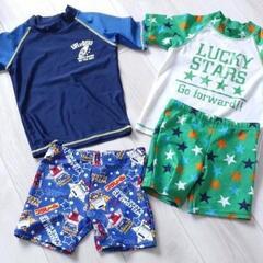 お話し中☆男の子 キッズ 水着110～130cm+麦わら帽子の画像