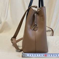 フルラ　ハンドバッグ　ベージュの画像