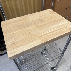 キッチンワゴン　スチールラックの画像