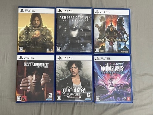 PS5 ソフト　個別販売可