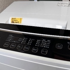 🟧洗濯機番号62 アイリスオーヤマ 2020年製 多機能 6kg...