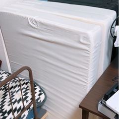 マットレス＆枕セット｜ニトリマットレス10cm 3つ折りシングル＆枕セットの画像