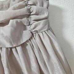 【美品】お値下げ！ギャザーシアーペプラムビスチェの画像