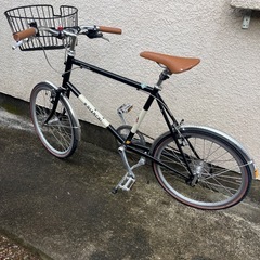 Bianchi ミニベロ Merlo 小径自転車 前カゴ付き