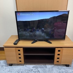 32型テレビ　テレビボードセット