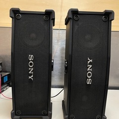 SONY MU-S7 1WAY 2SPEAKER 天吊 据置 フルレンジ スピーカー 8Ω エッジ割れあり 音出し ソニー 動作確認済 中古品 ③の画像