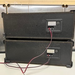SONY MU-S7 1WAY 2SPEAKER 天吊 据置 フルレンジ スピーカー 8Ω エッジ割れあり 音出し ソニー 動作確認済 中古品 ③の画像