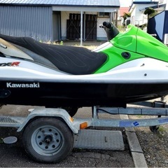 水上バイク、軽トレーラー、kawasaki
