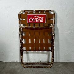Coca-Cola ヴィンテージ　折りたたみ椅子 赤 懸賞品 当時物 コカ・コーラ 折りたたみ椅子 木製 ディレクターチェア