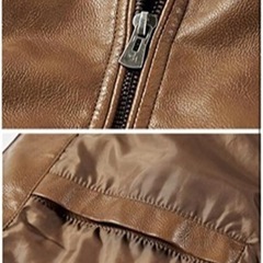【新品】レザージャケット（黒、Lサイズ）の画像