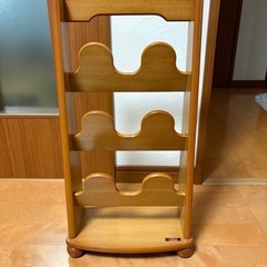 スリッパ掛け　スリッパ置き　玄関に　中古品　木製