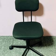 無印良品　ワーキングチェア／黒