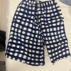 チェックハーフパンツ