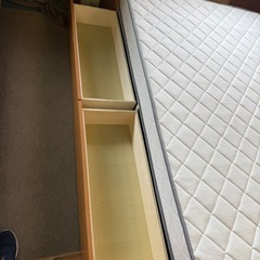 ダブルベッド　ヘッドボードなしタイプ　グランツの画像