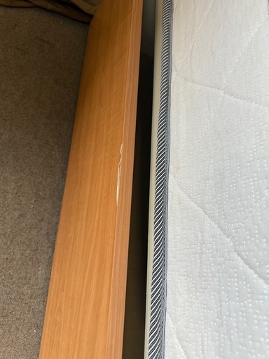 ダブルベッド　ヘッドボードなしタイプ　グランツ