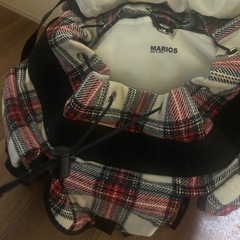 チェックリュックの画像