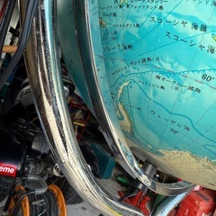 地球儀 インテリア 地勢図 球径50cm ジーオ50 ライト付き キャスター付き イタリア製の画像