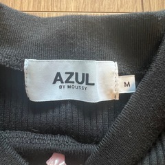 AZUL by MOUSSY ブラックトップス Mサイズの画像