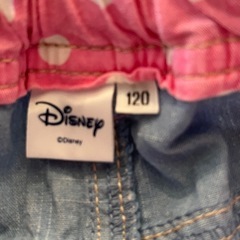 ディズニー ミニーマウス デニム ショートパンツ 120 キッズの画像