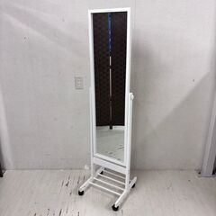  23961  キャスター付きスタンドミラー    ◆大阪市内・...