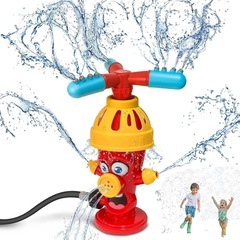 【新品未使用】スプリンクラー 水遊び おもちゃ 消火栓 屋外 芝...