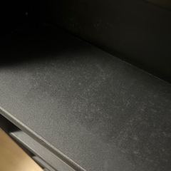 薄型本棚 黒　奥行き17.5cm 幅45cm 高さ178cm の画像